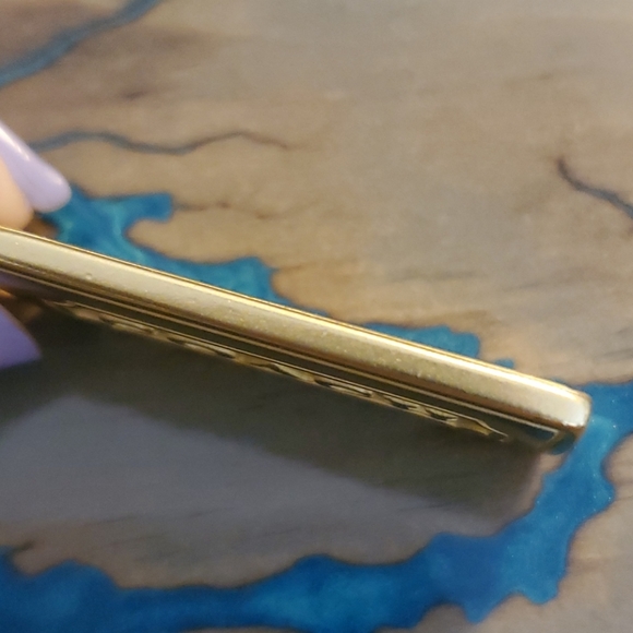 Coach Gold Toned Puffy Medal Hangtag - Picture 3 of 7